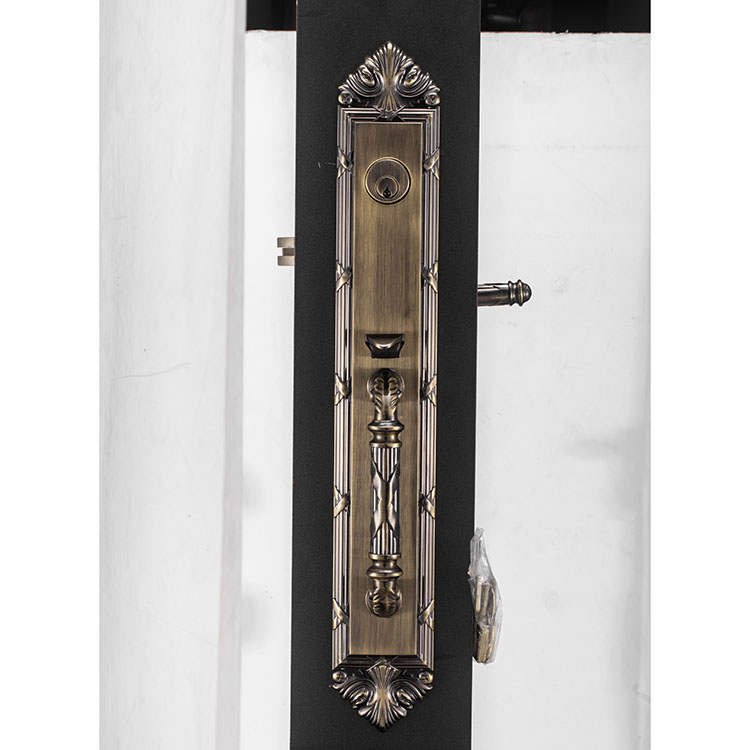 Solid Zinc Alloy Forged Handleset Keys Entry Handleset Door Lock