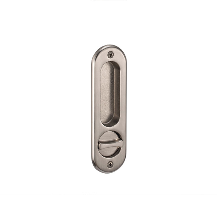 Zinc Alloy Hotel Bathroom Door Locks Mini Slide Door Bolt Lock Safe Sliding Door Handle With Lock Set