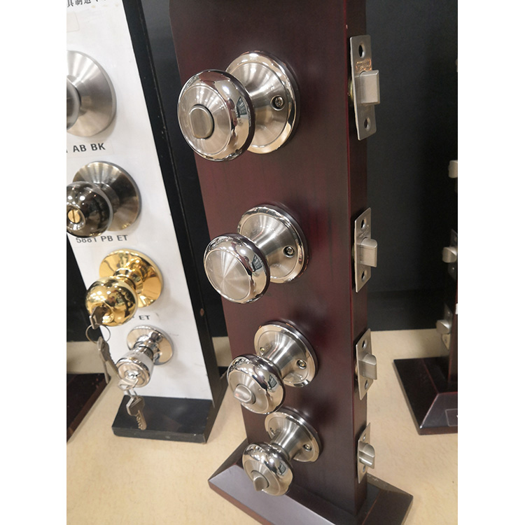BK Zinc Alloy Bathroom Tubular Lock Door Knob Lock Sets