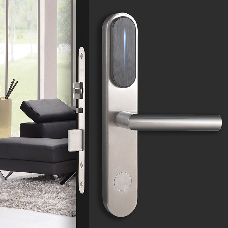 Stainless Steel Smart Digital Card Door Lock for Hotel