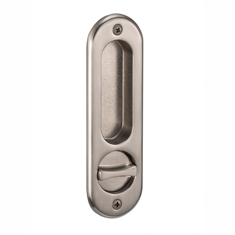 Zinc Alloy Bathroom Toilet Door Hardware Fitting Accessories Safe Security Handle Sliding Door Lock
