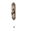  Brushed Polished Solid Forged Brass Handleset Keys Entry Handleset Mechanical Door Lock