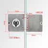 Simple Intelligent Glass Door Fingerprint Electric Smart Lock