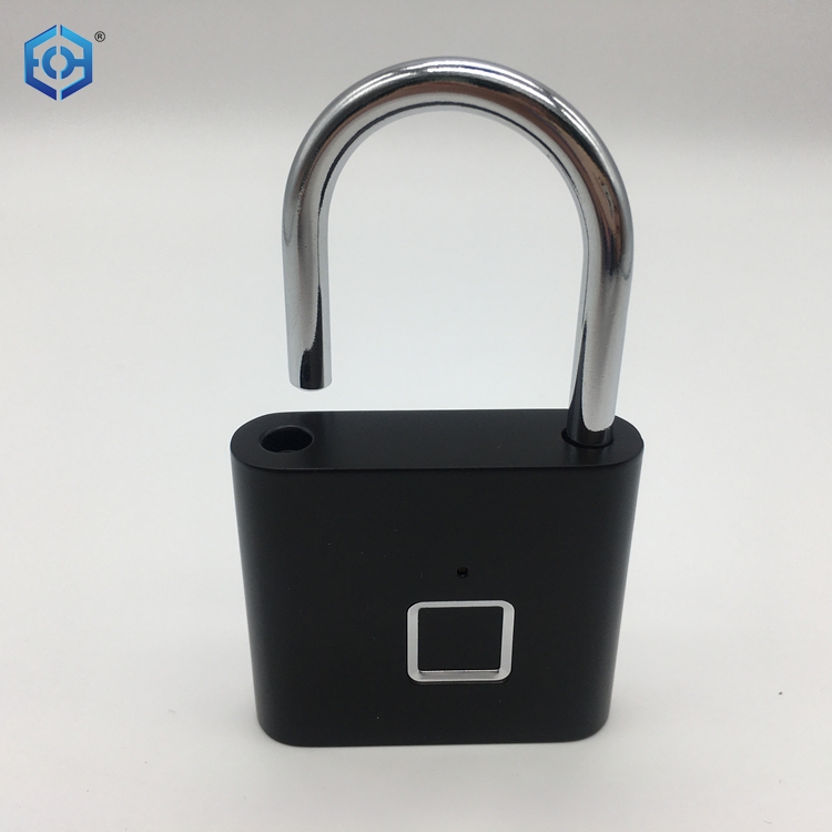 USB Rechargeable Door Lock Intelligent Smart Keyless Touch Outdoor Waterproof Metal Fingerprint Combination Padlock