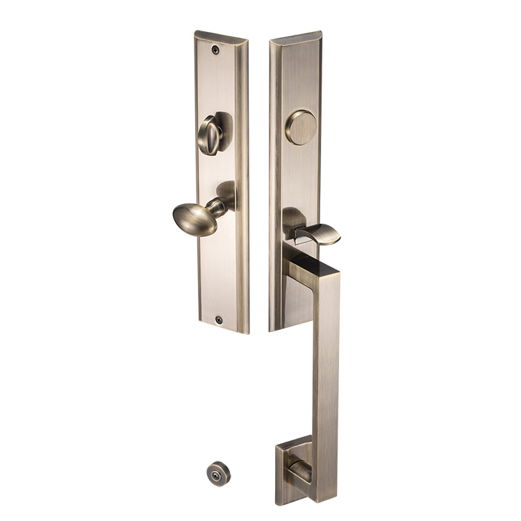 Solid Zinc Alloy Front Handles And China Lock With Locks Main Door Handle