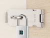 Wide Uses Keyless Fingerprint Unlock Biometric Smart Lock Sturdy Waterproof Padlock USB Rechargeable Electric Lock 