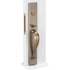 Zinc Alloy Luxury Pure Copper Material 24k Gold Door Lock for Double Entrance Door