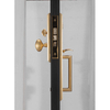 Zinc Alloy Keyed Entry Door Solid Forged Brass Mortise Handleset Locks