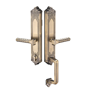 Luxury Elegant Hot Selling High Quality Europe Style Fingerprint Lock Big Door Lock Intelligent Lock 