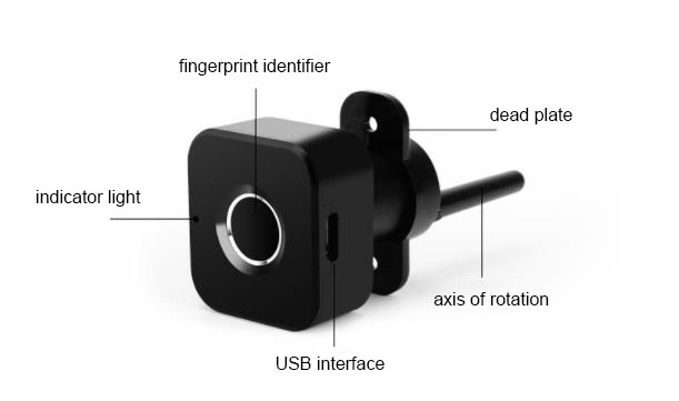 Proper Price Office Drawer Lock High Quality Mini Size Digital Lock Biometric Fingerprint Lock 