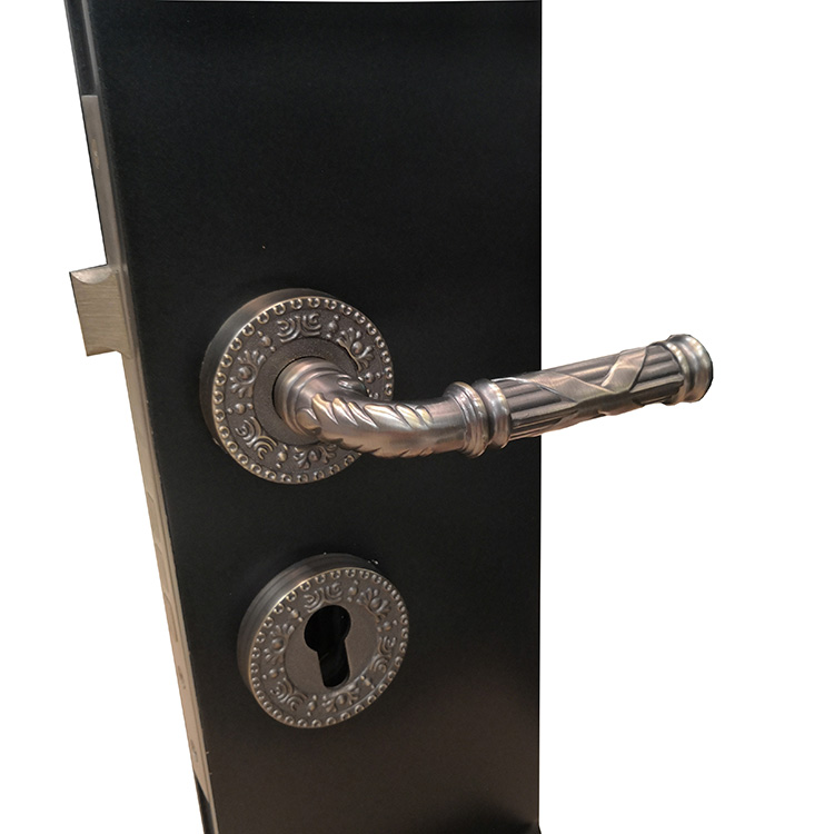 Interior Round Rose Italy Zamak Plate Heavy Duty Industrial Door Handles And Shardware Mortise Door Lock