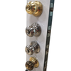 Popular in South American Stainless Steel Cylindrical Knob Wooden Door Lock for Door Hardware