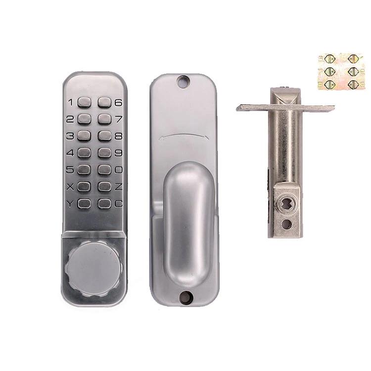 High Security Mechanical Code Push Button Keyless Door Lock