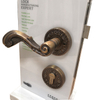 Zinc Alloy Copper Bedroom Bathroom Mortise Handle Lever Interior Door Lock