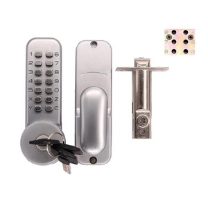 No Power Supply Waterproof-Fireproof Mechanical Key and Code Door Lock