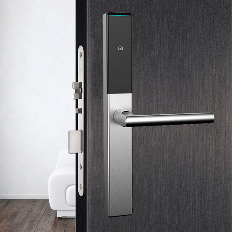 Smart Rfid Hotel Lock System Rf Card Electronic Door Handle Lock Smart Hotel Door Lock System