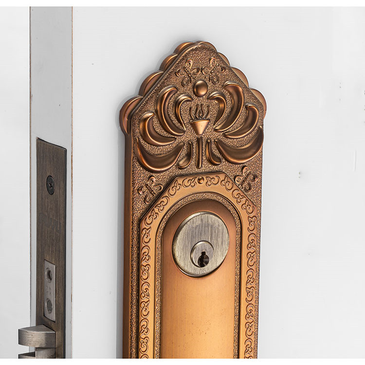  YB Solid Zinc Alloy Luxury Door Lock with Keys for Entry Door