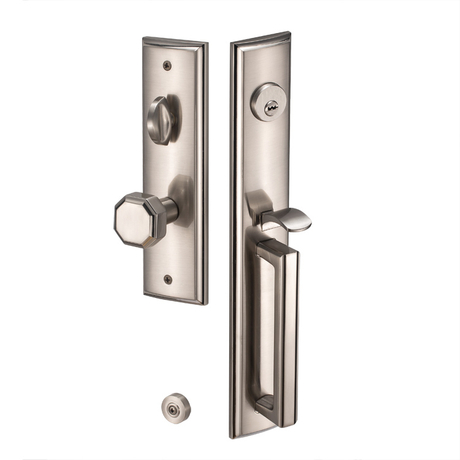 BSN Zinc Alloy Solid High Quality Security Home Main Entry Mortise Lever Door Handle Lock Set